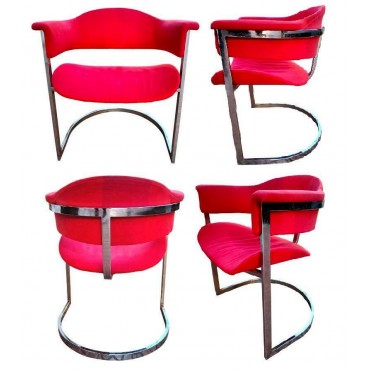 Set di 4 sedie design...